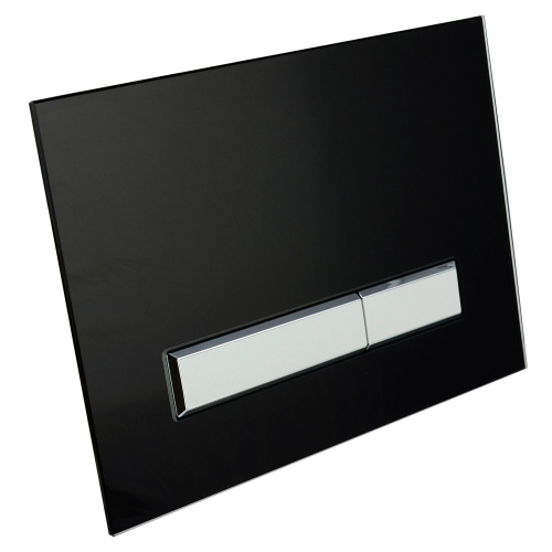 Клавиша смыва механическая Lavinia Boho RelFix 38050701 цвет черный глянцевый/белый - фото 2