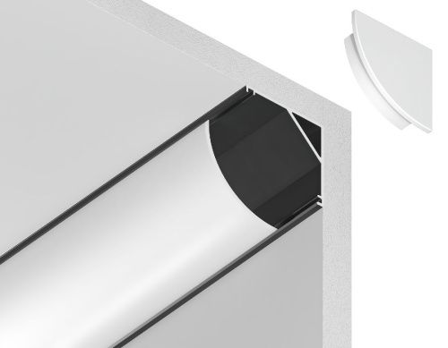 Алюминиевый угловой профиль Ambrella Light Alum Profile (Алум Профиле) GP2100BK - фото 4
