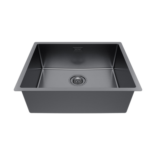 Мойка LASSAN 54 UNI, нерж. сталь, LA54-GM, вороненая сталь, 540х440мм, Paulmark - фото 2
