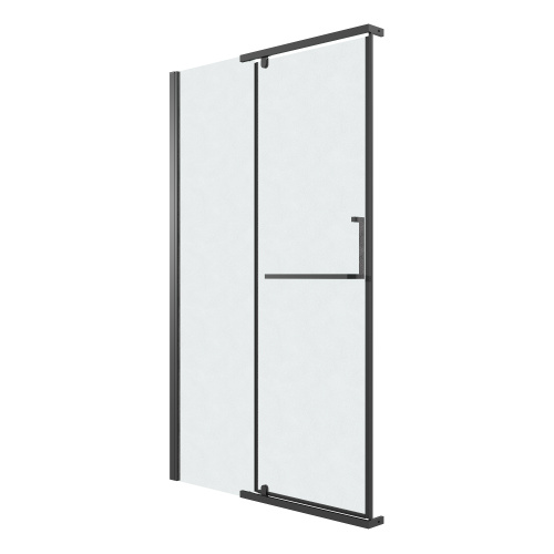 Душевая дверь Grossman Pragma 100.K33.03.120.21.02 120х195 стекло текстурное профиль черный матовый - фото 2