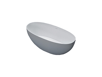 Ванна из искусственного камня Gruppo Treesse VERA V065BO 150х72 отдельностоящая овальная