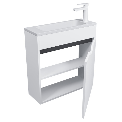 Тумба с раковиной Uperwood UPD Modul 393020557 60х21х62 цвет белый матовый - фото 5