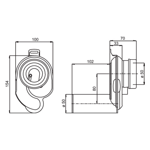 Сифон для писсуара Laufen Universal 8.9418.1.000.000.1 - фото 2