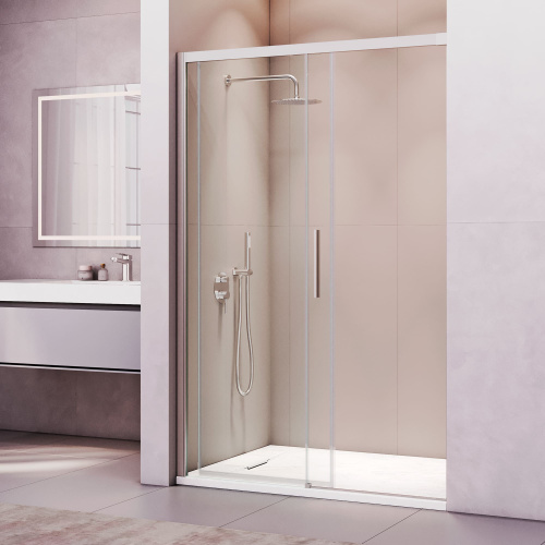 Душевая дверь RGW Leipzig 34121219-11 190х195 стекло прозрачное профиль хром глянцевый - фото 3