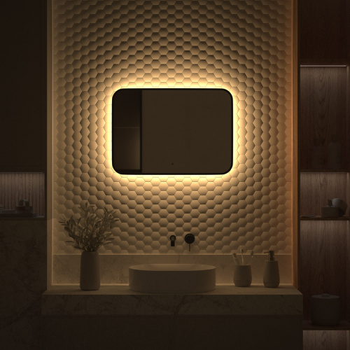 Зеркало в ванную Defesto AURA DF 2974RH 70х50 - фото 5