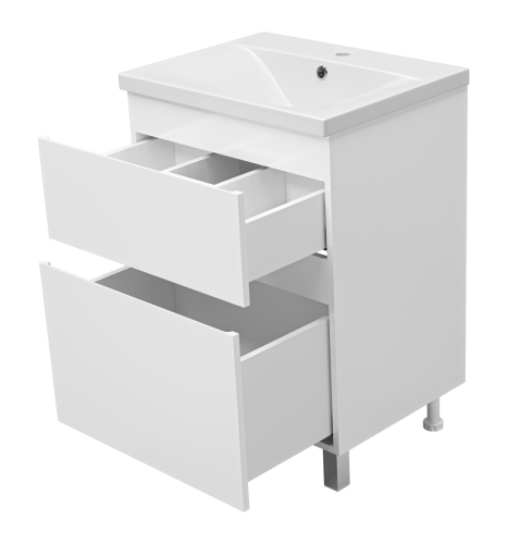 Тумба под раковину Misty Лаки П-Лак-01060-0112Я 60х46х12 напольная - фото 4