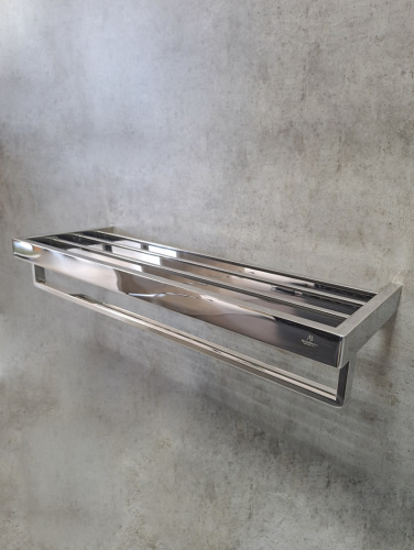 Полка в ванную комнату AltroBagno Aperto AltroBagnoAperto081504Cr - фото 4