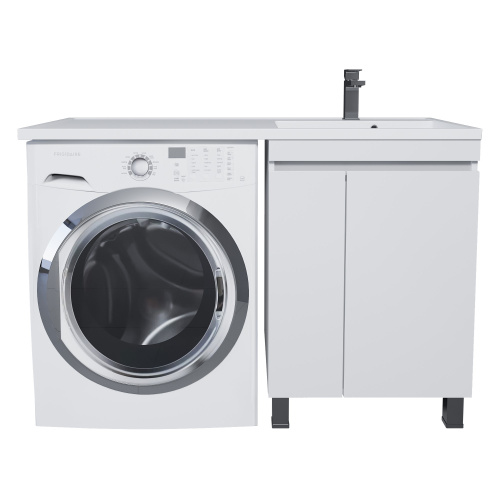 Тумба с раковиной Uperwood Magenta 52930205156 120х50х80 цвет белый матовый - фото 3