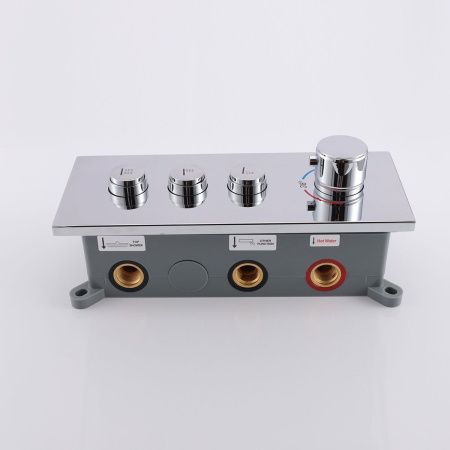 Смеситель для душа Vincea VSCV-433TCH встраиваемый в стену хром с термостатом