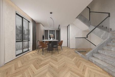 Кварцвиниловая плитка Damy Floor CHEVRON LVT DF10-Ch-LVT Сен-Клу толщина 0.25 см 43 класс 600х127