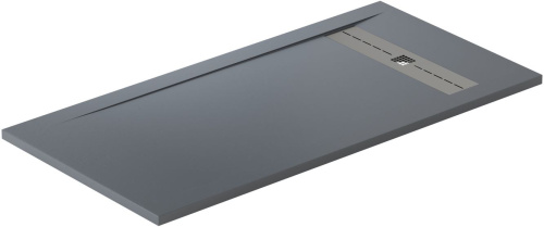 Душевой поддон Allen Brau Infinity 8.21006-BGM 160х80 искусственный камень синий/серый без каркаса - фото 2