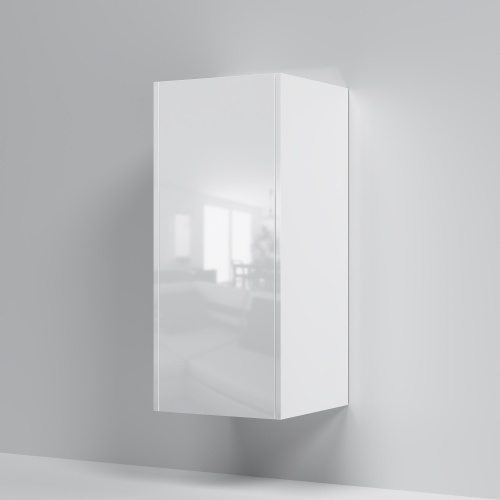 Шкаф Am.Pm Func M8FCH04029WG 40х35х90 подвесной цвет белый - фото 3