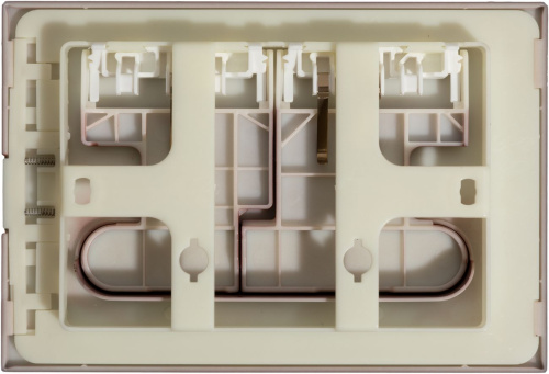 Клавиша смыва механическая Allen Brau 9.2PR01.BD цвет бордовый - фото 3