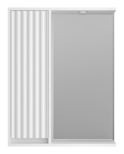 Зеркало-шкаф Brevita Balaton BAL-04065-01-Л 63х14х80 подвесной цвет белый - фото 2