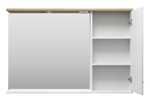 Зеркало-шкаф Misty Респект Э-Рес02120-1П 118х15х80 подвесной - фото 3
