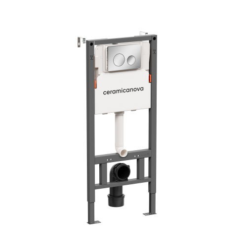 Инсталляция для унитаза с кнопкой Ceramica Nova Balance/Circle CN121001CH - фото 2