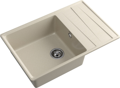 Кухонная мойка Granfest Level LV-760L топаз 76х50 цвет серый поверхность матовая - фото 2