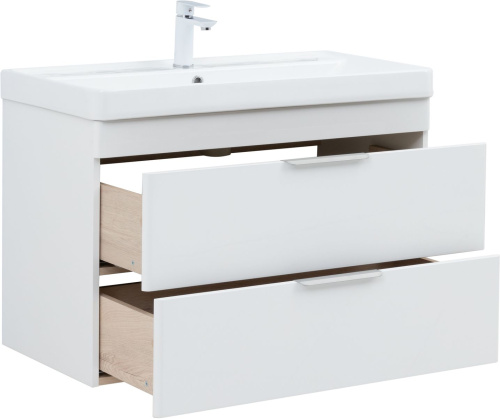 Тумба под раковину Aquanet Ирис new 00336311 89х46х57 подвесная цвет белый - фото 3