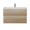 Тумба с раковиной Uperwood Barsa 293020534 80х50 цвет коричневый