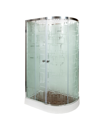 Душевая кабина AvaCan EM2012LN 120х90 асимметричная без крыши ориентация левая - фото 2