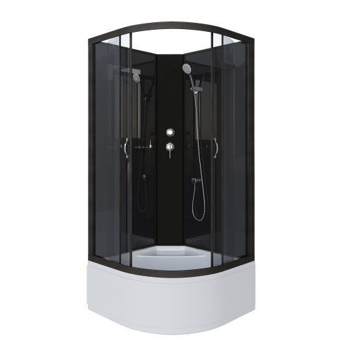 Душевая кабина Niagara Classic 65081434BK 90х90 четверть круга без крыши ориентация универсальная