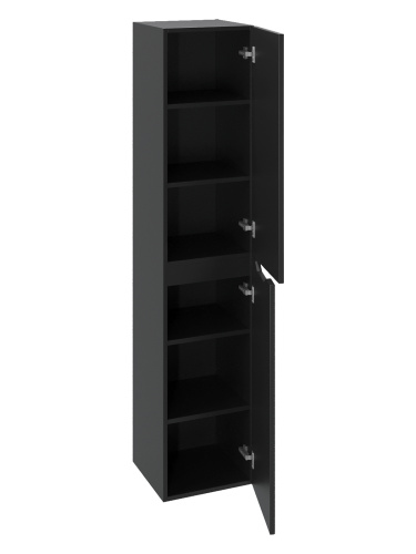 Шкаф-пенал Orange Line Li-35Pub 35х35х165 подвесной цвет черный - фото 4