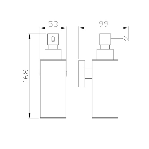 Дозатор для мыла Wonzon & Woghand Easy WW-8132 - фото 2