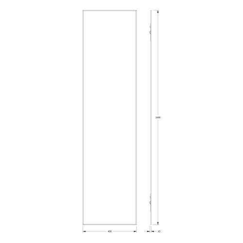 Зеркало в ванную Evoform Standard BY 0254 40х160 цвет хром - фото 2