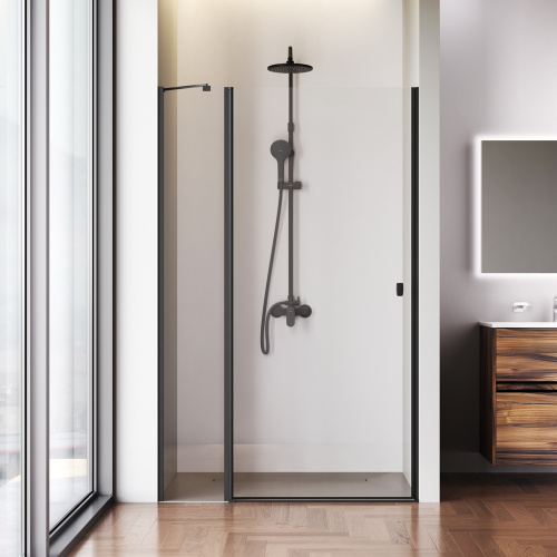 Душевая дверь Am.Pm Sunny W87G-120-1P-BT 120х190 стекло прозрачное профиль черный матовый - фото 3