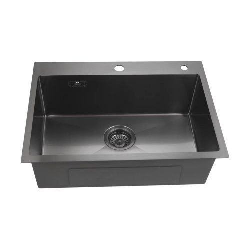 Кухонная мойка Fashun 21M Комплект AS5545-17 55х45 цвет графит поверхность матовая - фото 2