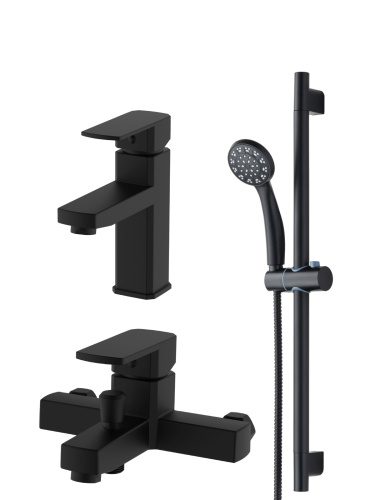 Душевой набор OneLife  P06-511b настенный  черный - фото 2