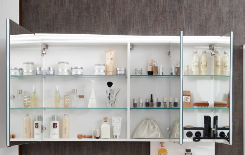 Зеркало-шкаф Marlin 3160motion SAOS366OR(490) 150х14х68 подвесной цвет каштан графитовый - фото 2