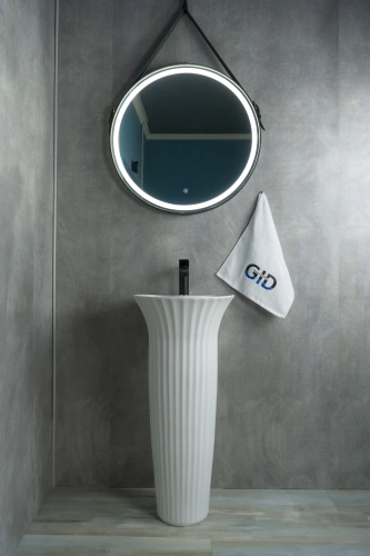 Раковина керамическая Gid Autonomo 81113 41х41 напольная цвет белый 1 отверстие под смеситель - фото 5