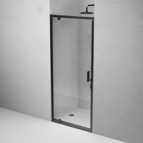 Душевая дверь Am.Pm Gem W90G-90-1P-BT 90х195 стекло прозрачное профиль черный матовый - фото 5