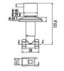 Запорный вентиль Creavit AC90L