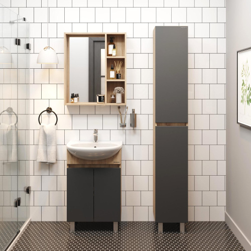 Тумба под раковину Onika Милтон 106147 59х30х68 напольная - фото 4