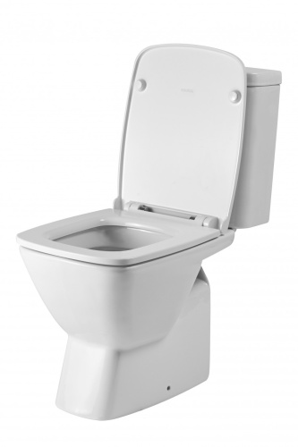 Унитаз-компакт напольный с бачком Santek Нео 1WH302470 белый с сиденьем микролифт душевой смыв - фото 2