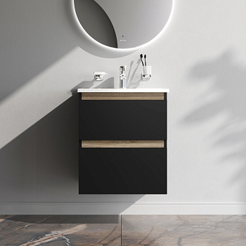 Тумба под раковину Am.Pm X-Joy M85AFHX0552BM 53х45х60 подвесная цвет черный