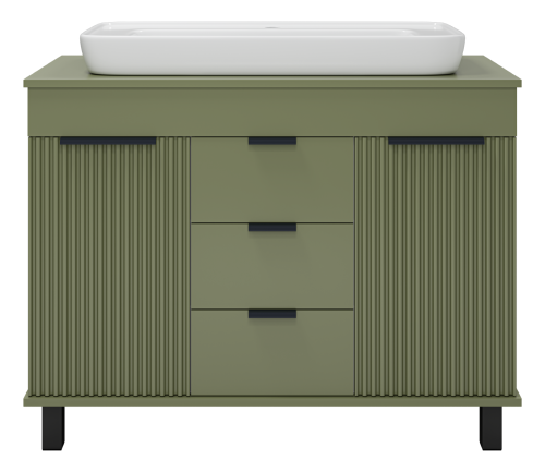 Тумба под раковину Brevita Enfida ENF-06100-0843Я 100х48х65 напольная - фото 2