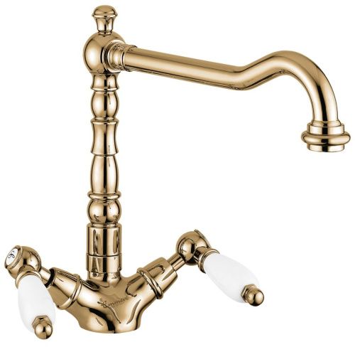 Смеситель для кухни Emmevi Deco Ceramic 121617/BR на мойку бронза