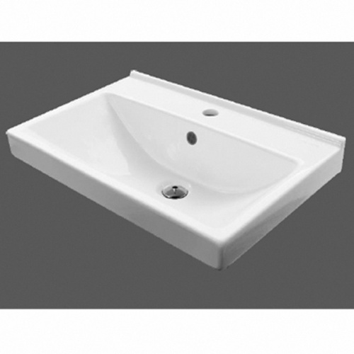 Тумба с раковиной Comforty Никосия 00004138879CF 60х40х53 подвесная цвет дуб белый - фото 3