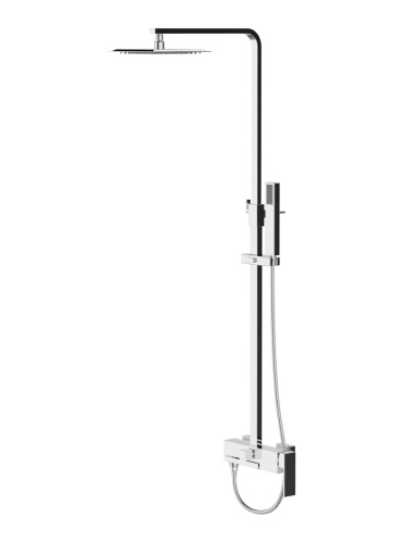 Душевая стойка Agger Great A2893300 настенная цвет хром - фото 2