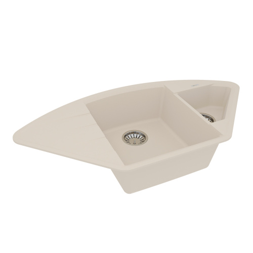 Кухонная мойка LeMark Irkana 980 9910048 98х50 цвет бежевый поверхность матовая - фото 2