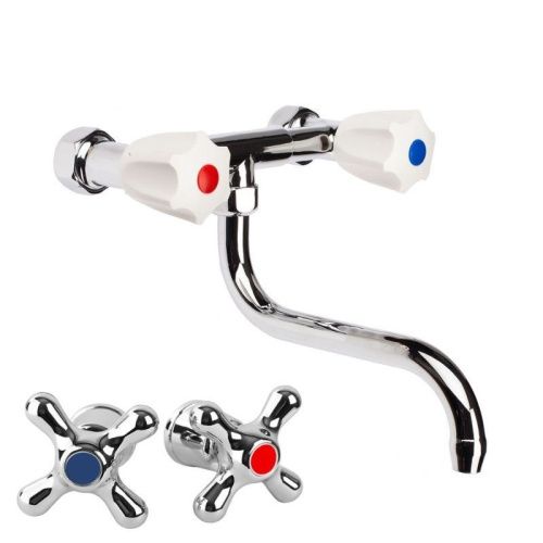 Смеситель для кухни Сантаком 140019с настенный хром - фото 2