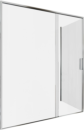 Душевой уголок Aquanet Pleasure Evo AE65-160x80-CT 160х80 стекло прозрачное профиль хром глянцевый без поддона - фото 3