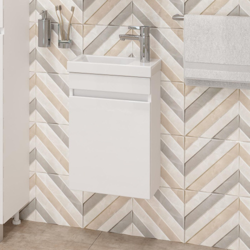 Тумба под раковину Onika Милтон 104007 39х21х56 подвесная - фото 2