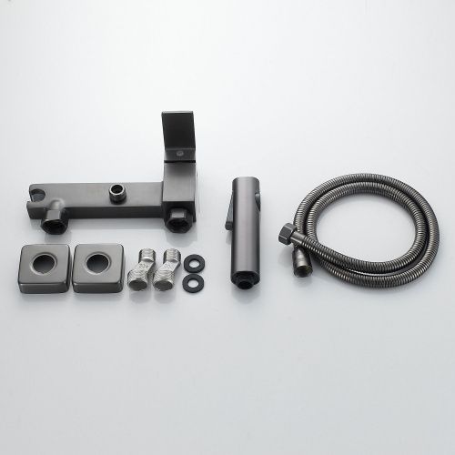 Гигиенический душ со смесителем Shevanik S96T S9605T-1 оружейная сталь - фото 4