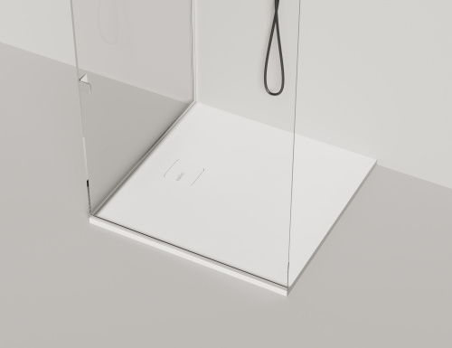 Душевой поддон Salini OASI 120324MF 100х100 искусственный камень белый - фото 2