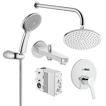 Душевая система Vitra Solid S A49287EXP встроенная