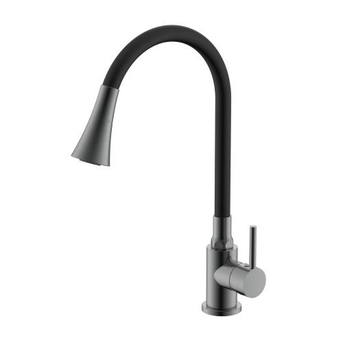 Смеситель для кухни Splenka S201 S201.4306.09 на мойку графит - фото 2